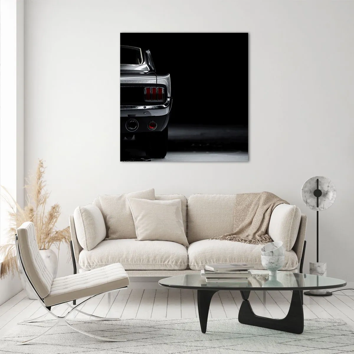Quadro su vetro - Il fascino del classico - 60x60 cm