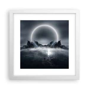 Poster in cornice bianca - La fine del racconto - 30x30 cm