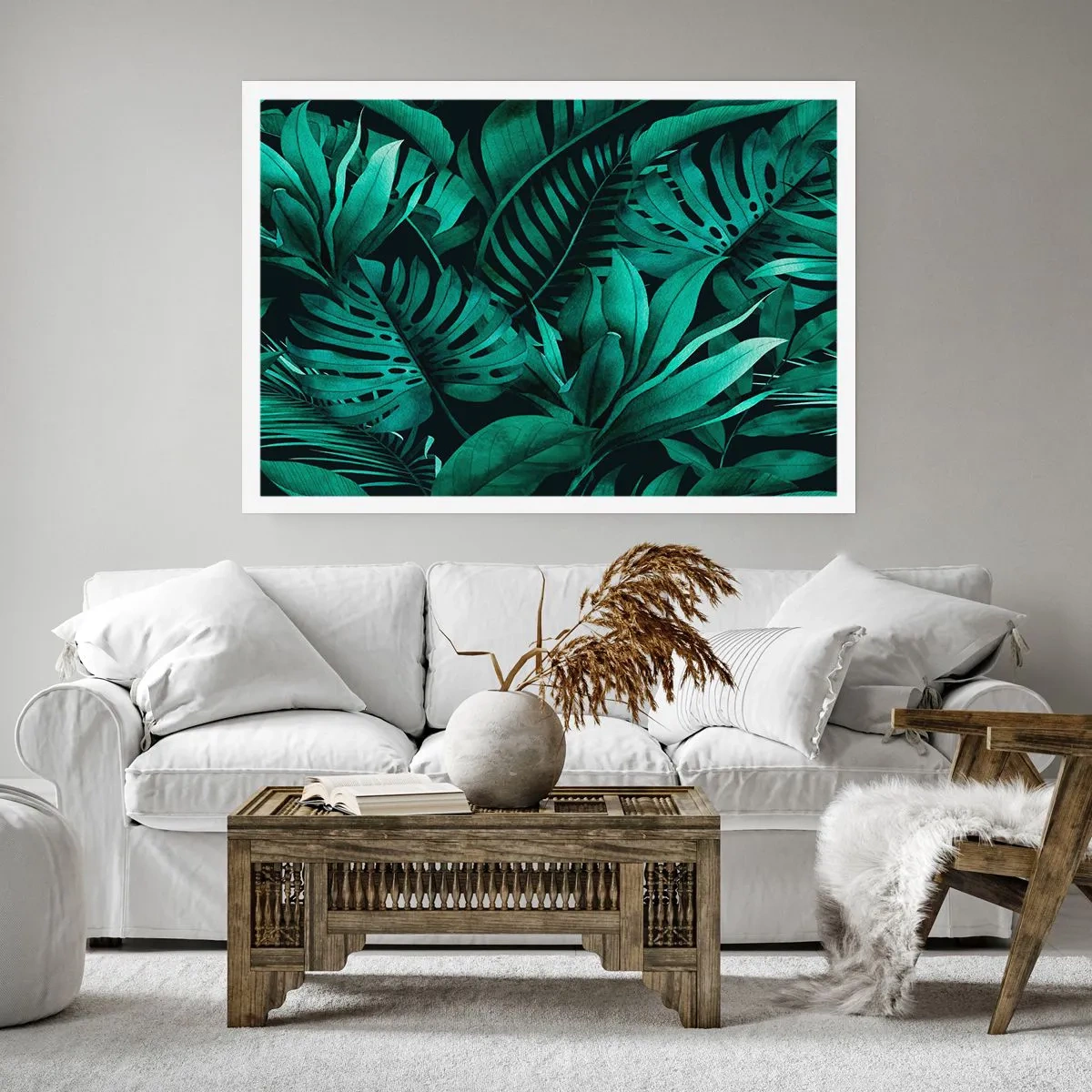 Poster - Dal profondo del verde tropicale - 40x30 cm