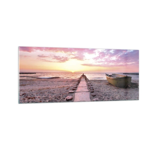 Quadro su vetro - Un momento profondo - 100x40 cm