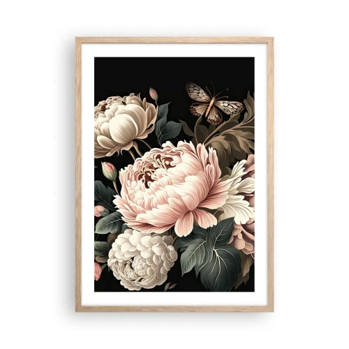 Poster in cornice rovere chiaro - In stile barocco - 50x70 cm