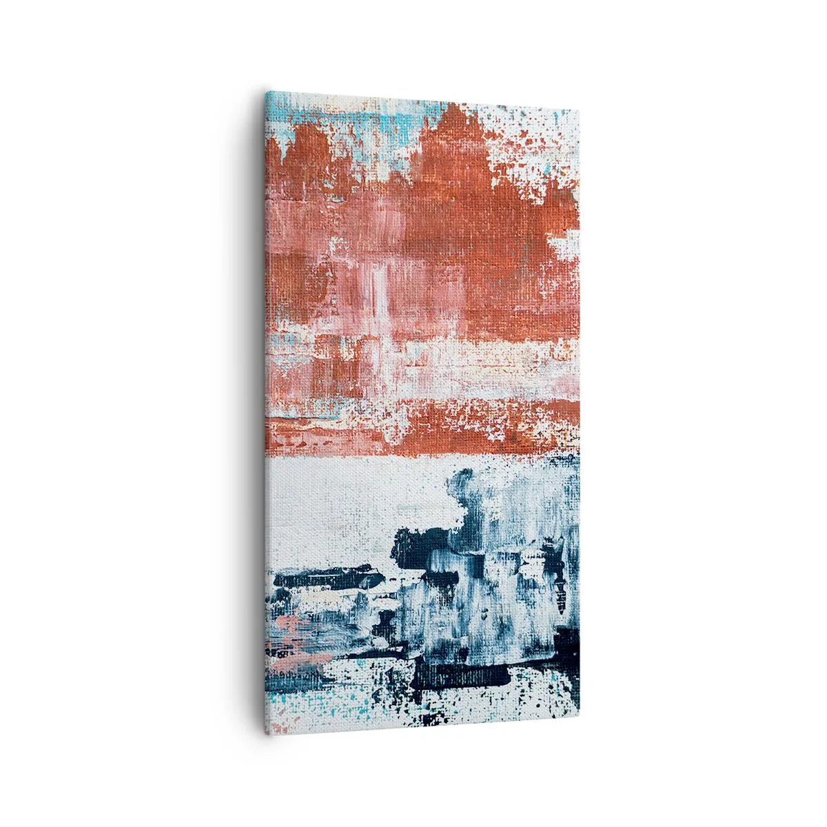Quadro su tela - Stampe su Tela - Astratto in due metà - 55x100 cm