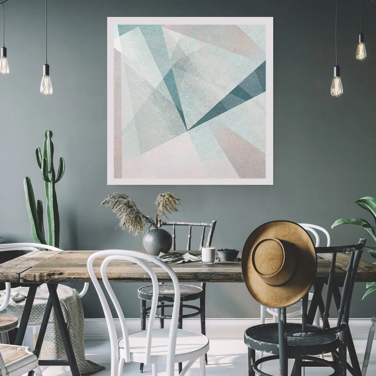 Poster - Con calma ma dinamicamente - 30x30 cm