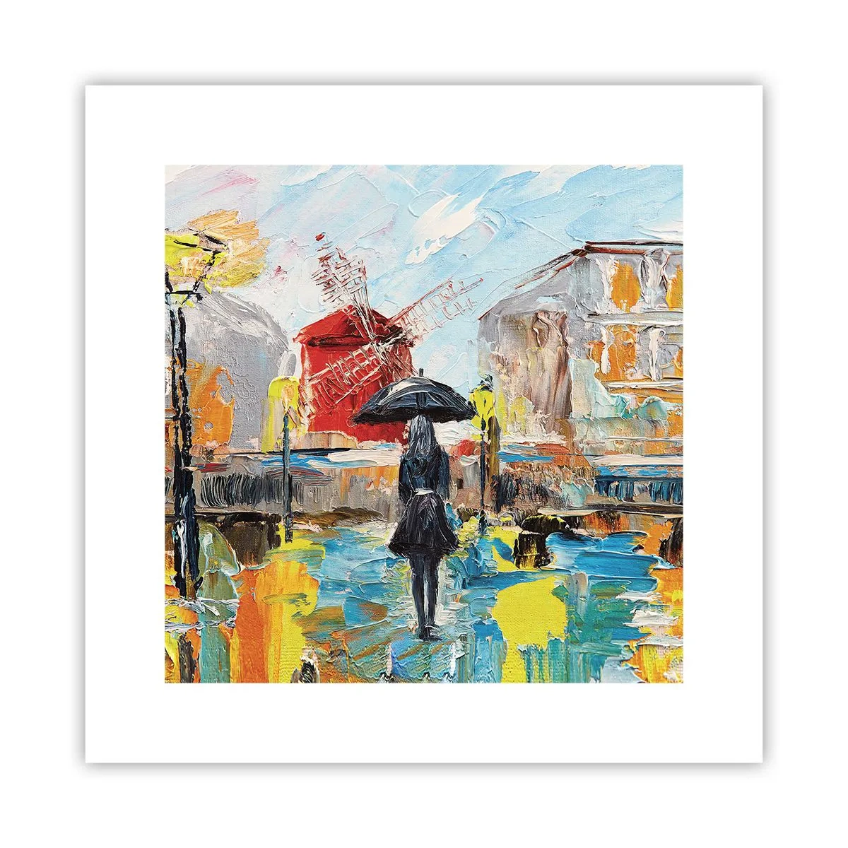 Poster - Leggende di Parigi - 30x30 cm