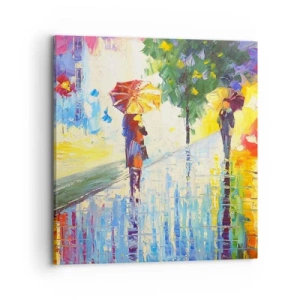 Quadro su tela - Stampe su Tela - E tutto è chiaro - 70x70 cm