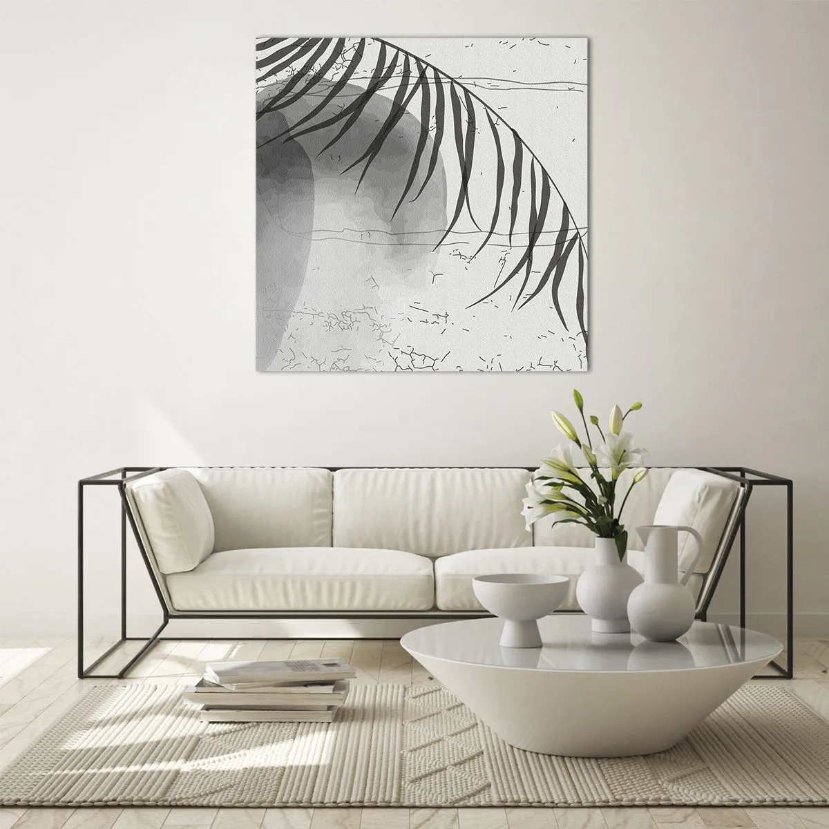 Quadro su vetro - La delicata esoticità della natura - 30x30 cm
