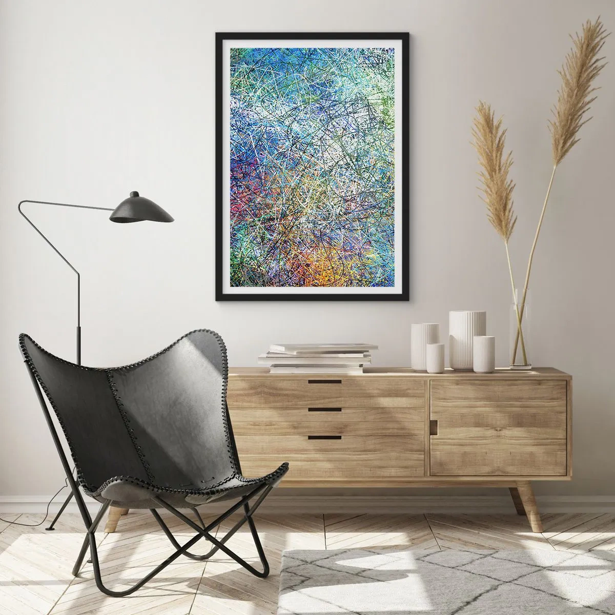 Poster in cornice nera - Non è cosi semplice - 50x70 cm