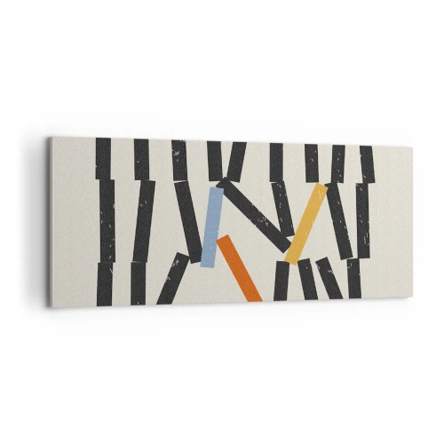 Quadro su tela - Stampe su Tela - Composizione: domino - 100x40 cm