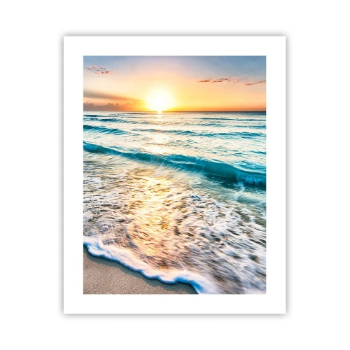 Poster - Tramonto sul mare - 40x50 cm