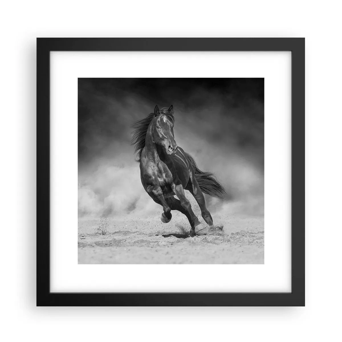 Poster in cornice nera - Degno dell'emiro - 30x30 cm