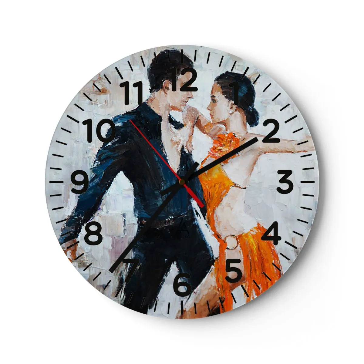 Orologio da parete - Orologio in Vetro - Dirty dancing - 40x40 cm