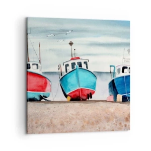 Quadro su tela - Stampe su Tela - Pronte alla pesca - 60x60 cm