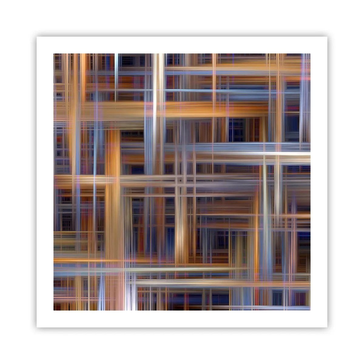 Poster - Tessute con la luce - 60x60 cm