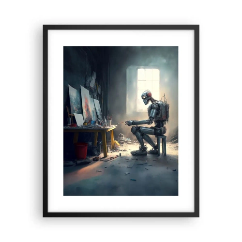 Poster in cornice nera - Atto creativo - 40x50 cm
