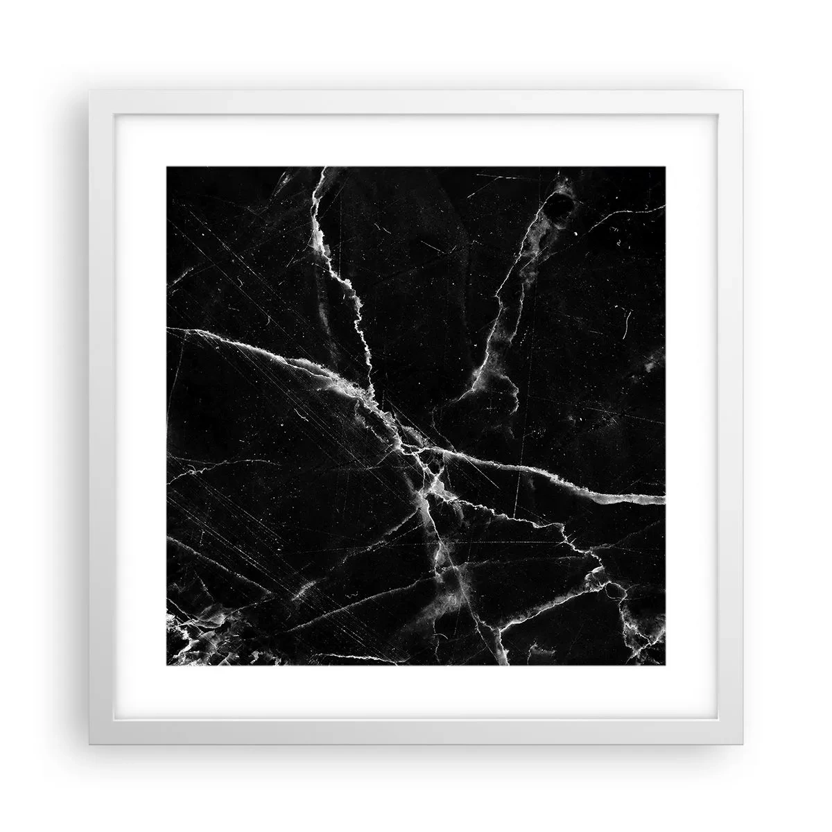 Poster in cornice bianca - La vita segreta delle pietre - 40x40 cm