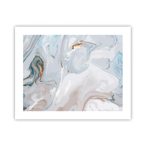 Poster - Bianchi sovrapposti - 50x40 cm