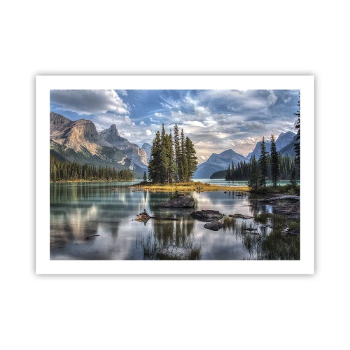 Poster - Sulle acque grandi e limpide...  - 70x50 cm