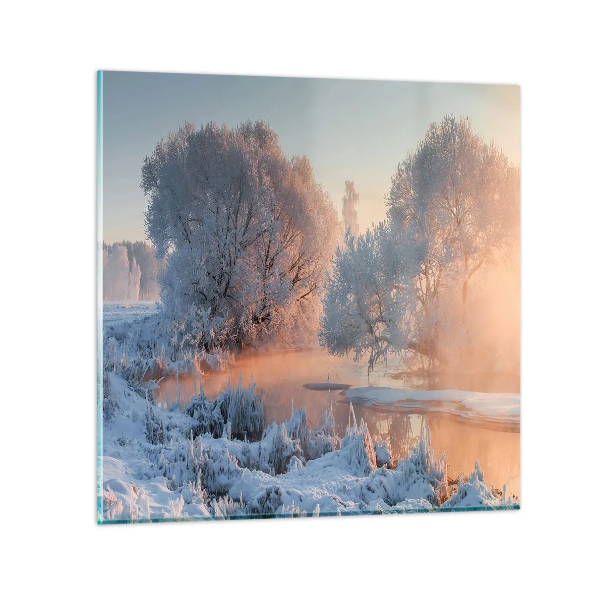 Quadro su vetro - Tutto brilla al sole nel cristallo - 50x50 cm