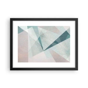 Poster in cornice nera - Con calma ma dinamicamente - 40x30 cm