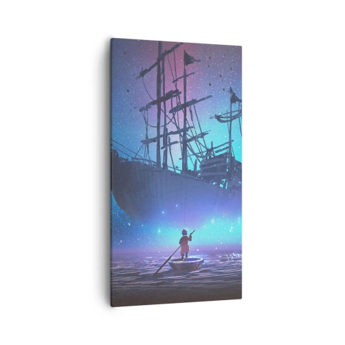 Quadro su tela - Stampe su Tela - Incontro con il mito del mare - 55x100 cm