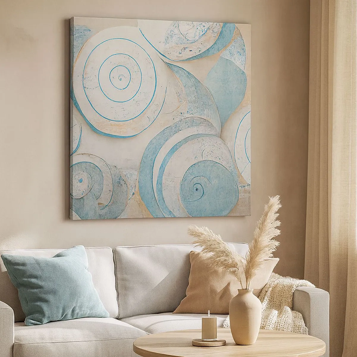 Quadro su tela - Stampe su Tela - Cosa nasconde la chiocciola? - 30x30 cm