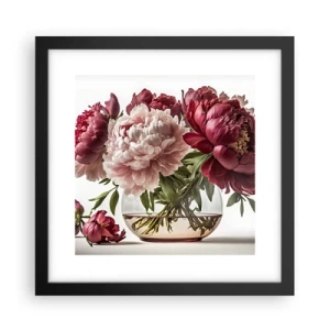 Poster in cornice nera - Bellezza in piena fioritura - 30x30 cm