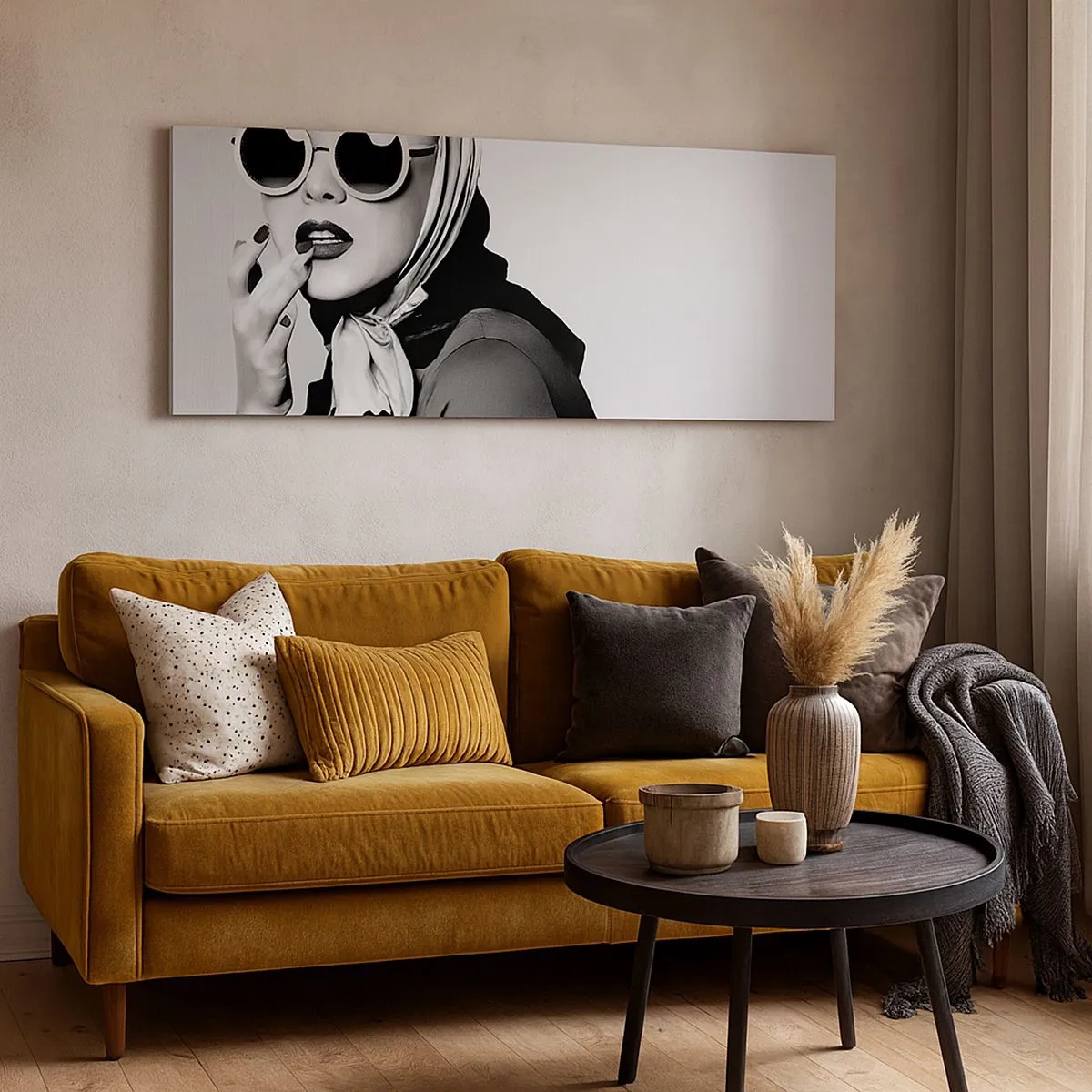 Quadro su tela - Stampe su Tela - Saluti dagli anni '60 - 100x40 cm