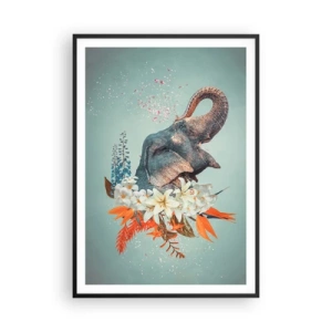 Poster in cornice nera - Barrito di gioia - 70x100 cm