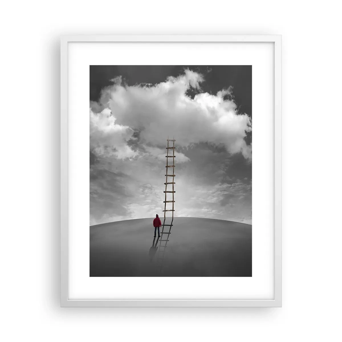 Poster in cornice bianca - Tutto è possibile - 40x50 cm