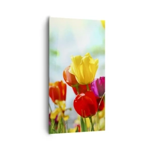 Quadro su tela - Stampe su Tela - Tutti i colori del sole - 65x120 cm