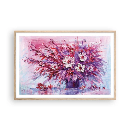 Poster in cornice rovere chiaro - Innocenza e passione - 91x61 cm