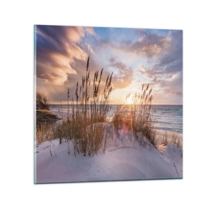 Quadro su vetro - L'addio al sole e al vento - 30x30 cm