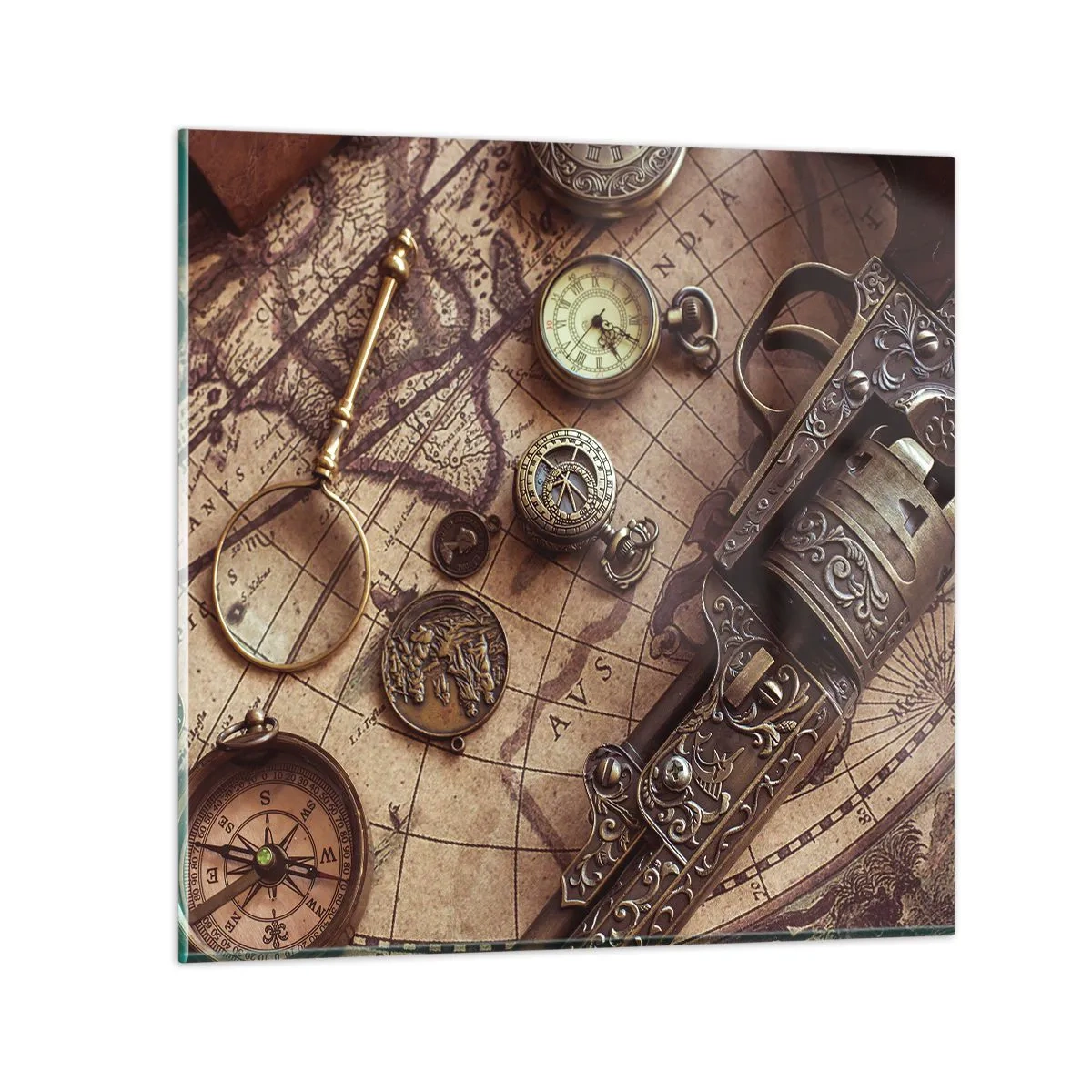 Quadro su vetro - La natura chiama - 40x40 cm