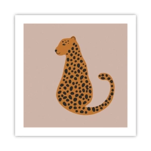 Poster - Il leopardo è un motivo di moda - 50x50 cm