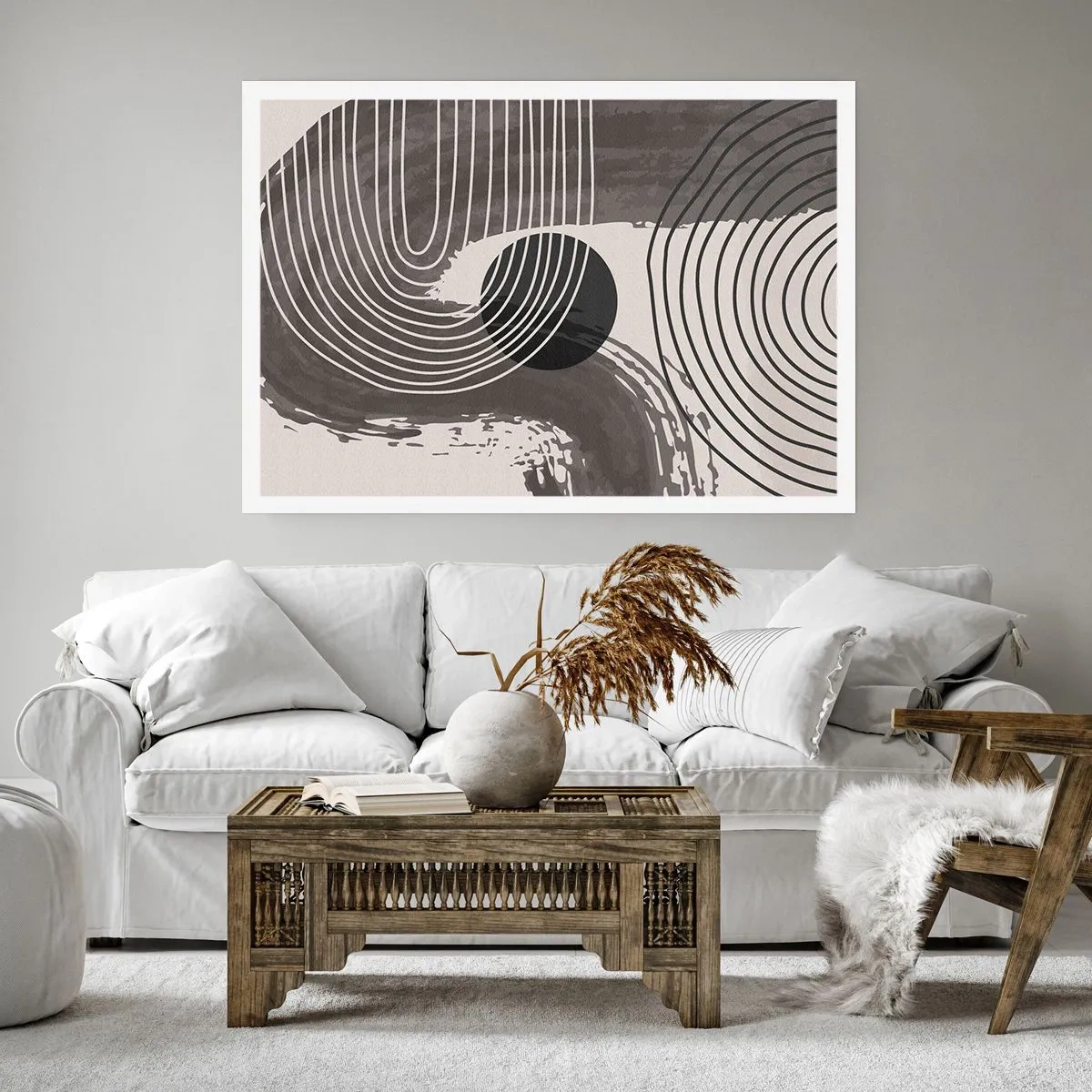 Poster - L'ovale vittorioso - 70x50 cm