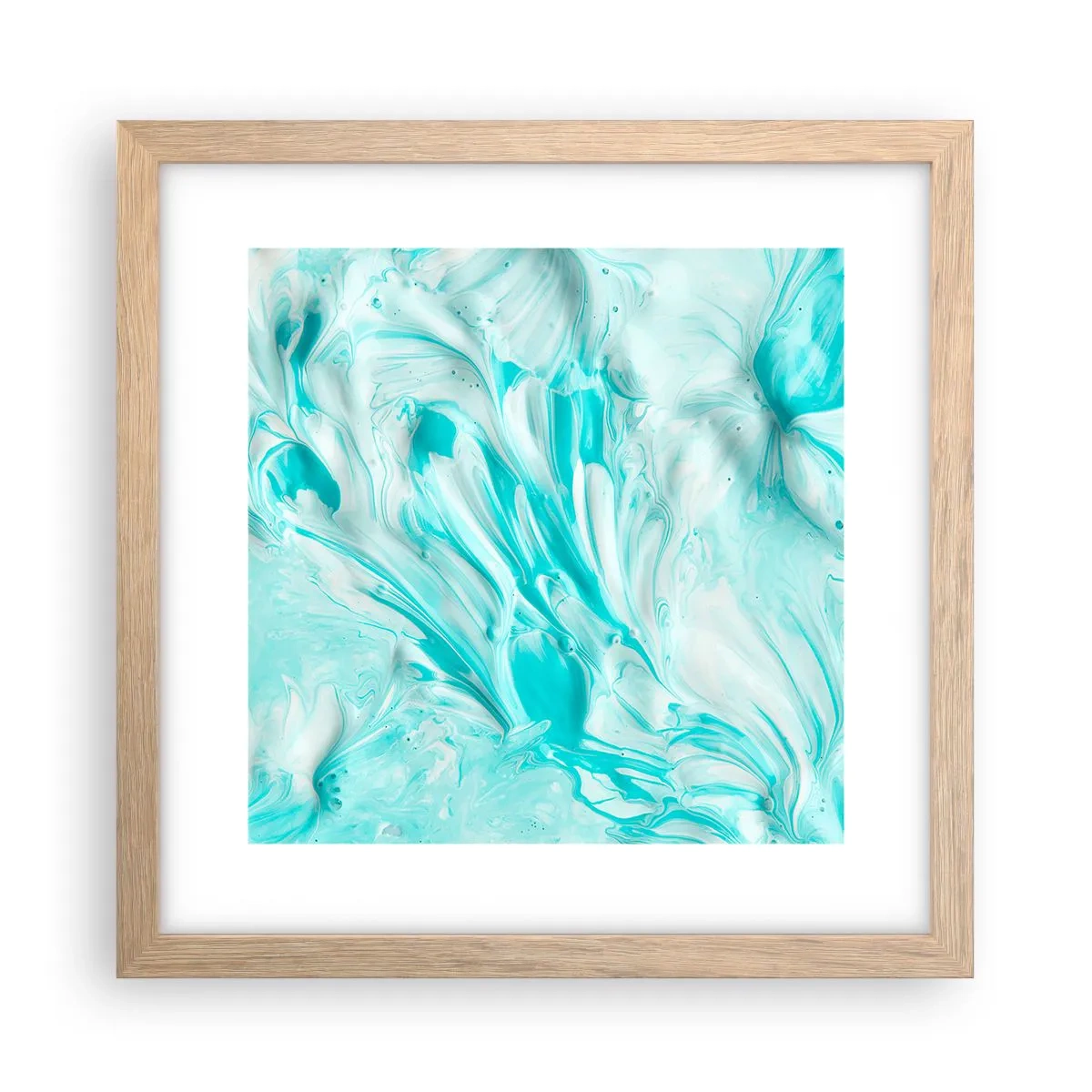 Poster in cornice rovere chiaro - Insieme per sempre - 30x30 cm