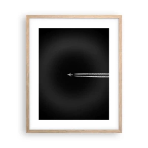 Poster in cornice rovere chiaro - In un'altra dimensione - 40x50 cm