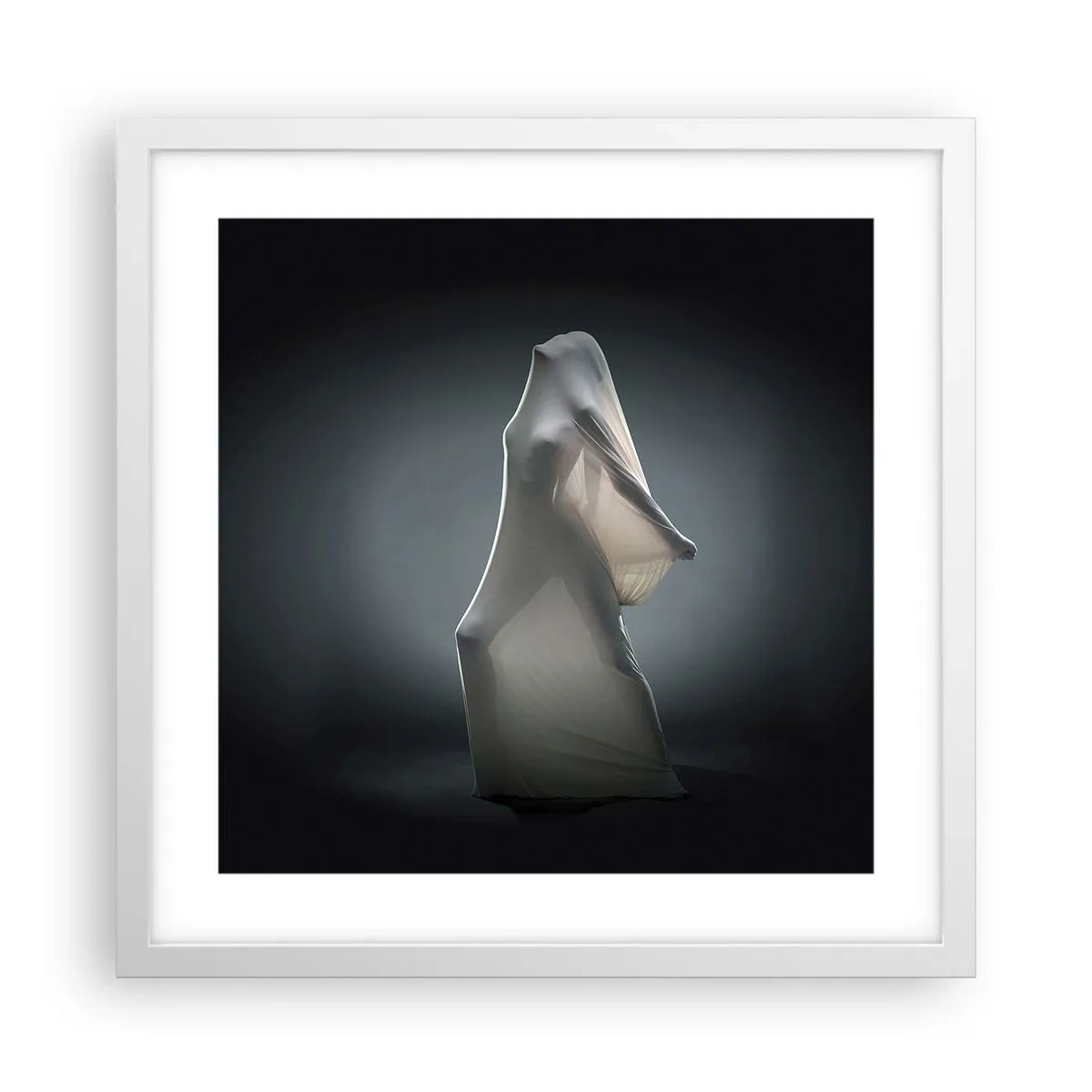 Poster in cornice bianca - Desideri nascosti - 40x40 cm