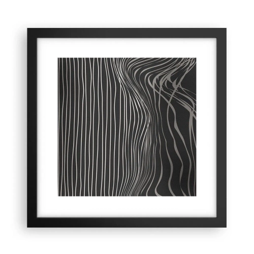 Poster in cornice nera - Ritmo e accento - 30x30 cm