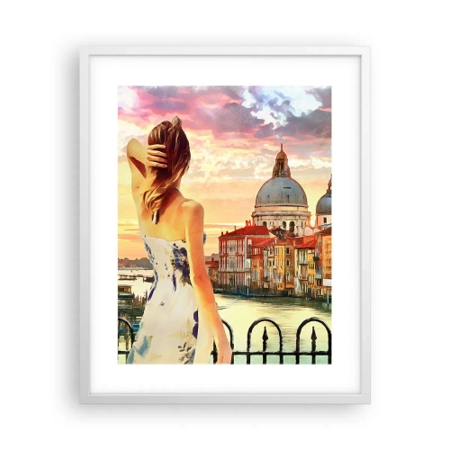 Poster in cornice bianca - Se un'avventura allora solo a... - 40x50 cm