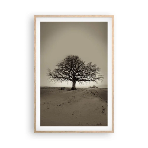 Poster in cornice rovere chiaro - Da qui all'eternità - 61x91 cm