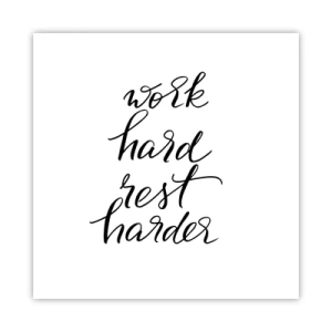 Poster - L'equilibrio della vita - 50x50 cm