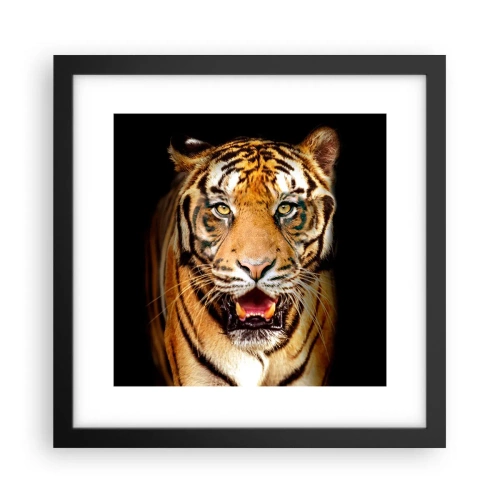 Poster in cornice nera - Cuore selvatico - 30x30 cm