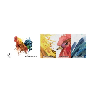 Campione di Fotomurale Premium Canvas - Abito reale, orgoglio reale - Cazzo, Grafica, Allevamento - 100x30 cm