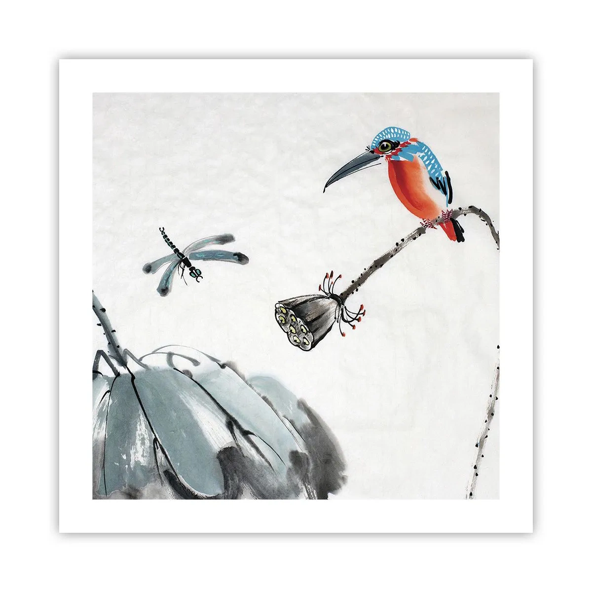 Poster - La vita del prato - 50x50 cm