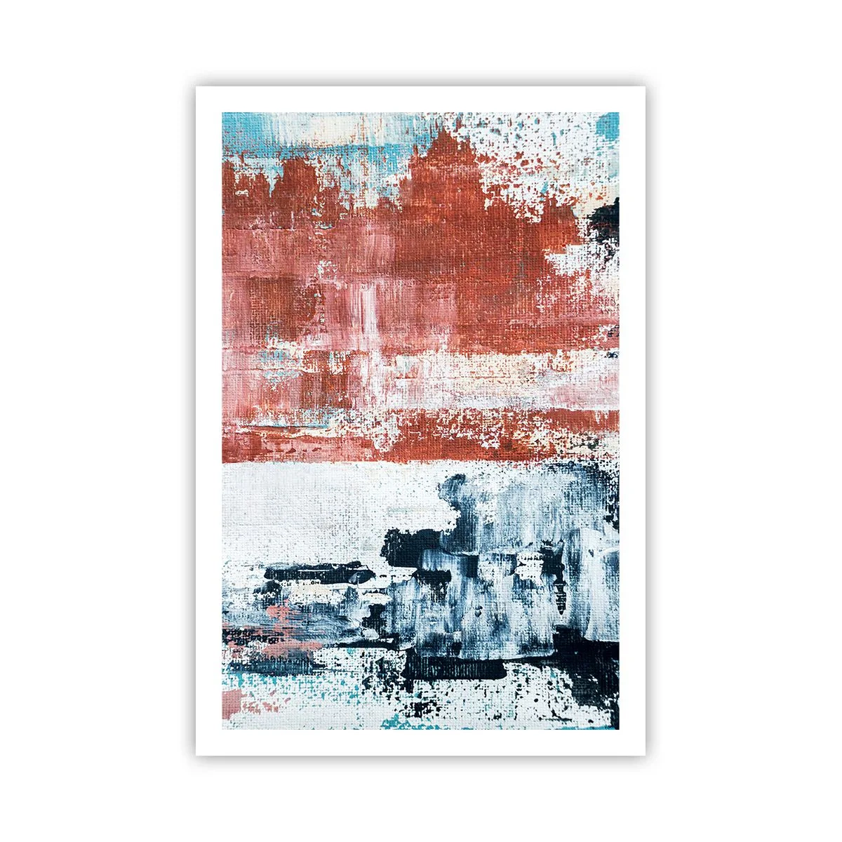 Poster - Astratto in due metà - 61x91 cm