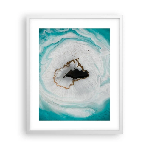 Poster in cornice bianca - Penetrare all'interno - 40x50 cm