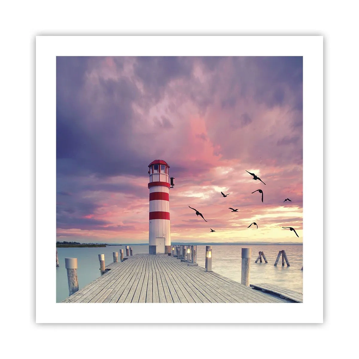 Poster - Tempo di tornare in porto - 50x50 cm