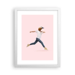 Poster in cornice bianca - Un pizzico di assurdo - 30x40 cm