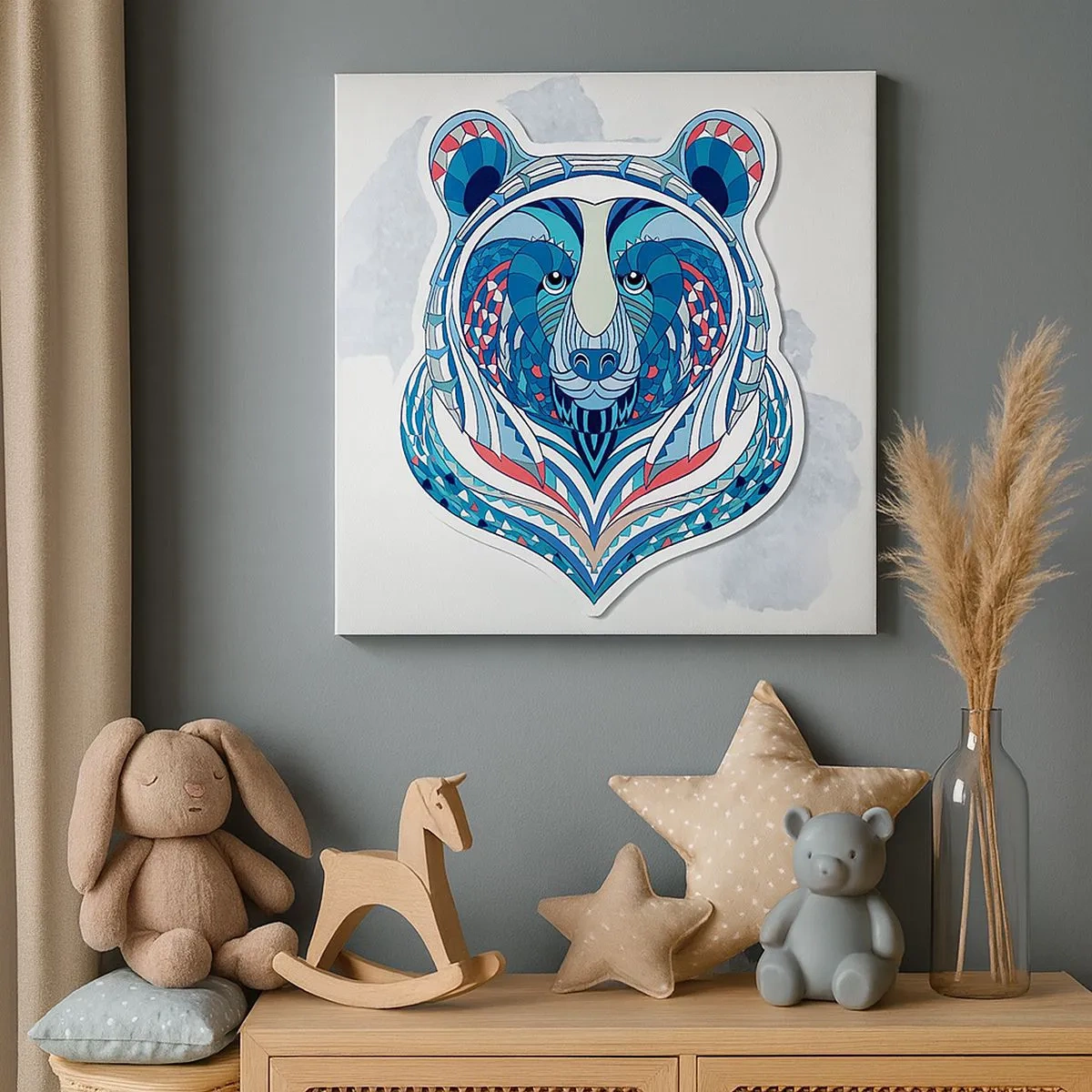 Quadro su tela - Stampe su Tela - Evviva la Groenlandia! - 30x30 cm